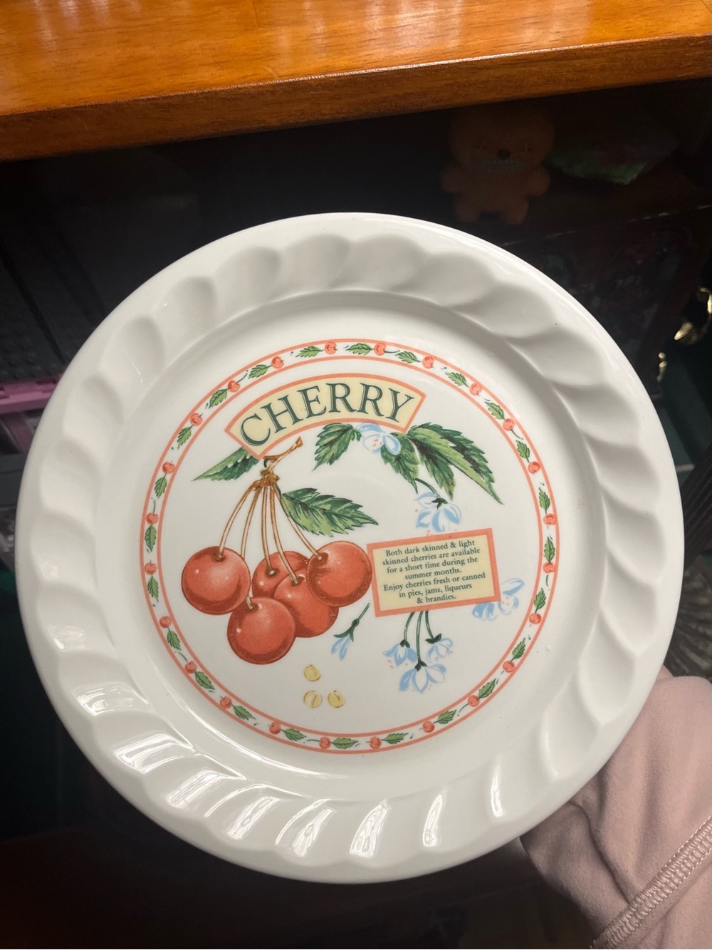 Vintage Himark Cherry Pie Plate